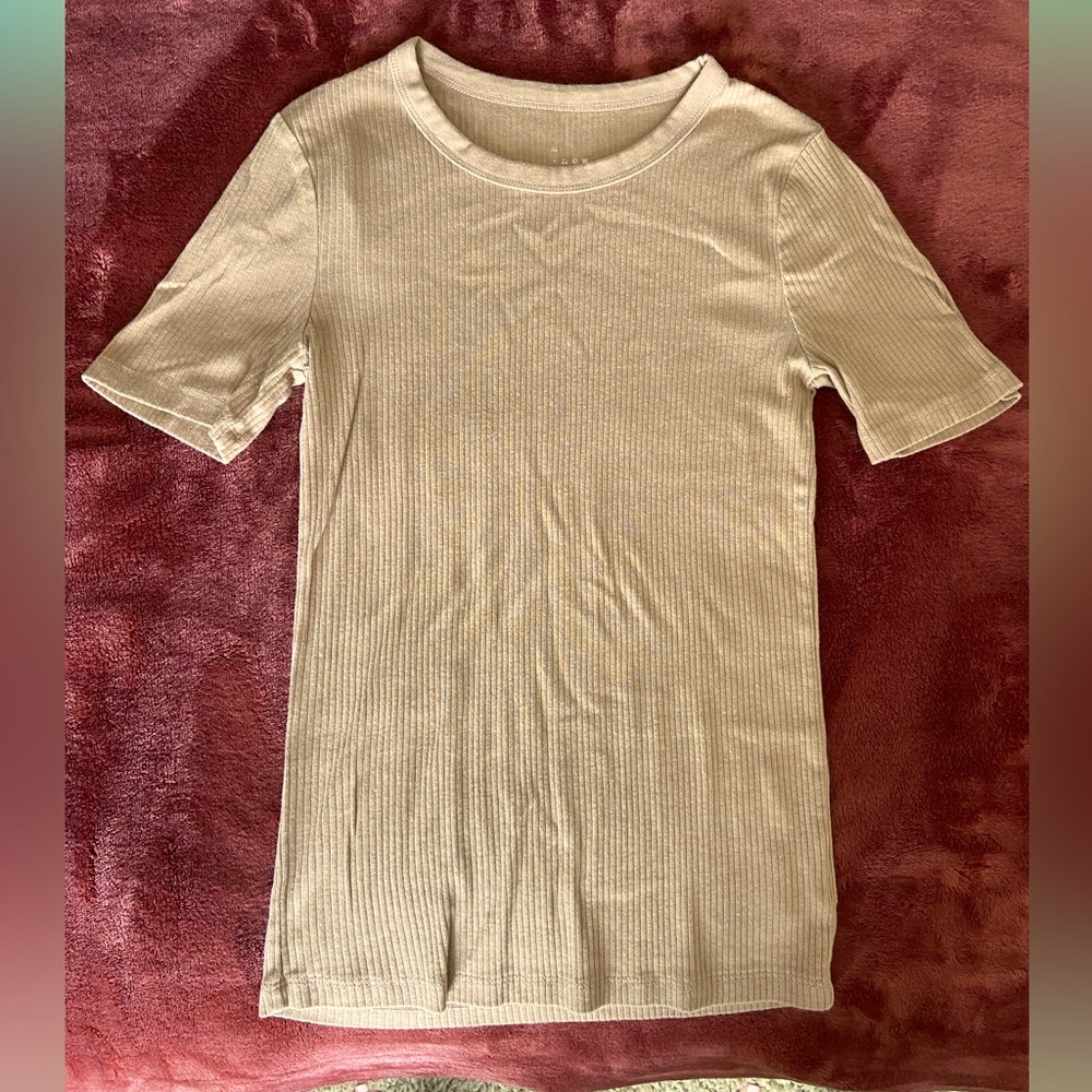 A New Day Nude/Orange fitted t-shirt